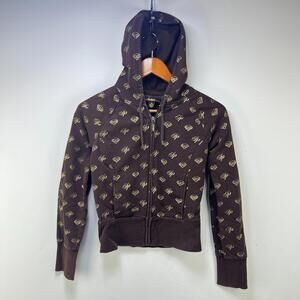 Vintage South Pole Y2K Zip Up Hoodie Womens Medium